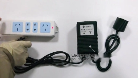 Alimentatore elettronico con lampada UV da 40 W per allarme LED